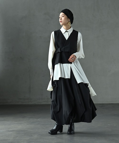 funda mine パンツ フローイングスカートパンツ レディース : ZOZOTOWN