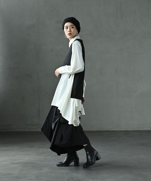 funda mine パンツ フローイングスカートパンツ レディース : ZOZOTOWN