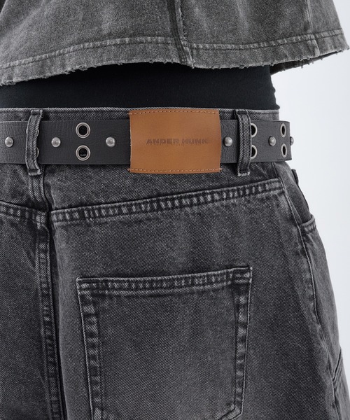 【ANDER HUNK】Faded Double Knee Pants ANDER HUNK】Faded Double Knee Pants