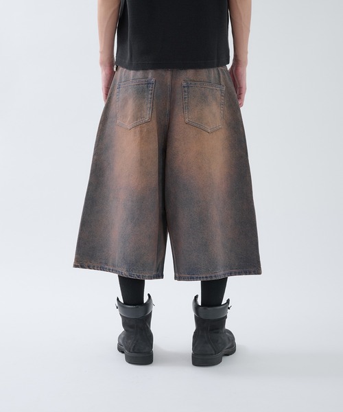 【ANDER HUNK】Faded Double Knee Pants セール】Faded Double Knee Pants/フェイディドダブルニーパンツ