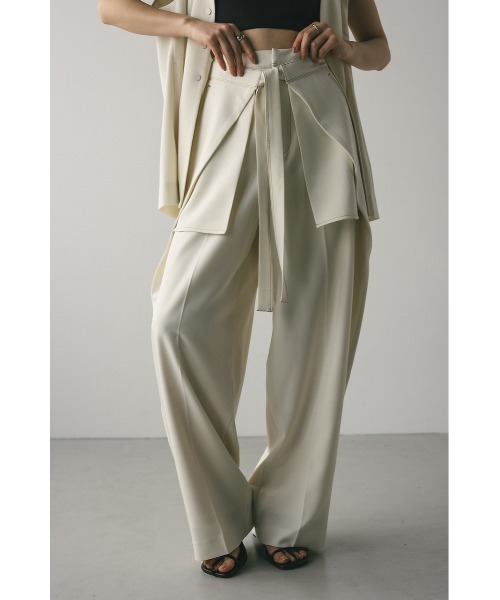 STYLEMIXER（スタイルミキサー） スラックス パンツ ステッチライン
