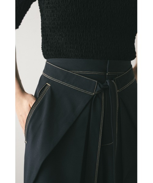 スタイルミキサー　ステッチラインラップパンツ　ネイビーSサイズ STYLEMIXER（スタイルミキサー） スラックス パンツ ステッチライン