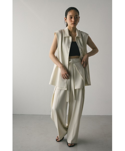 STYLEMIXER（スタイルミキサー） スラックス パンツ ステッチライン