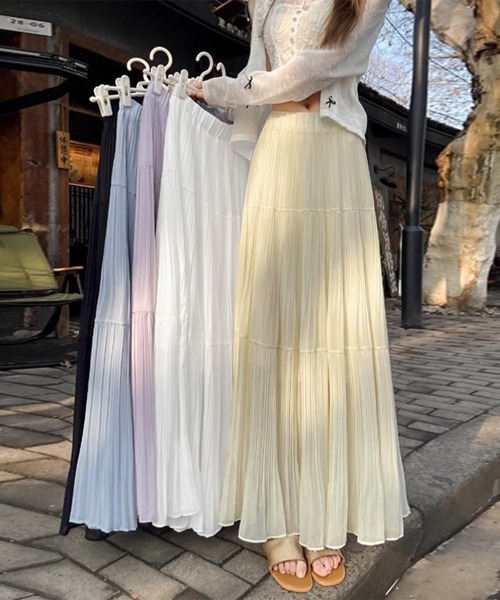 miniministore（ミニミニストア） ロング スカート シフォンスカート