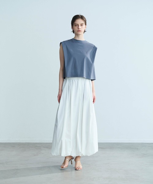 N.O.R.C スカート ソフトタイプライターバルーンスカート「COOL MOTION