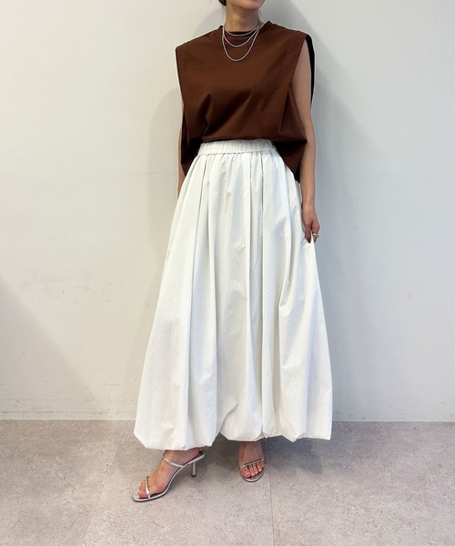 N.O.R.C スカート ソフトタイプライターバルーンスカート「COOL MOTION