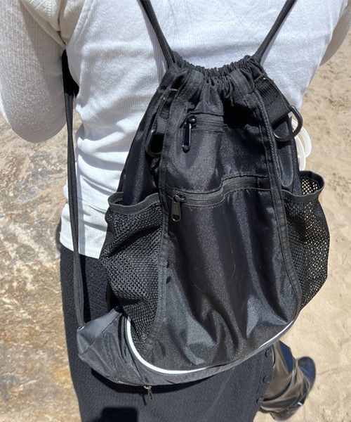 Revo. デイバック リュック 「メッシュ袋付き」2way ナイロン マルチ
