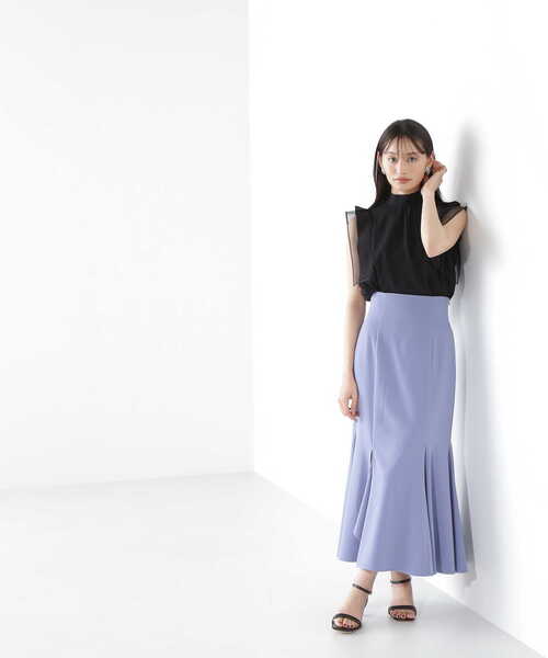 「N.（N. Natural Beauty Basic）」 ノースリーブブラウス MEDIUM ブルー レディース N.Natural Beauty Basic 「N.（N. Natural Basic