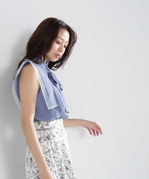 NATURAL BEAUTY BASIC 「NATURAL BASIC」 ノースリーブブラウス