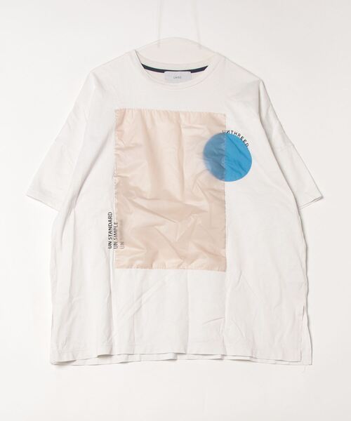 「UN3D.」 半袖Tシャツ 44 ホワイト レディース
