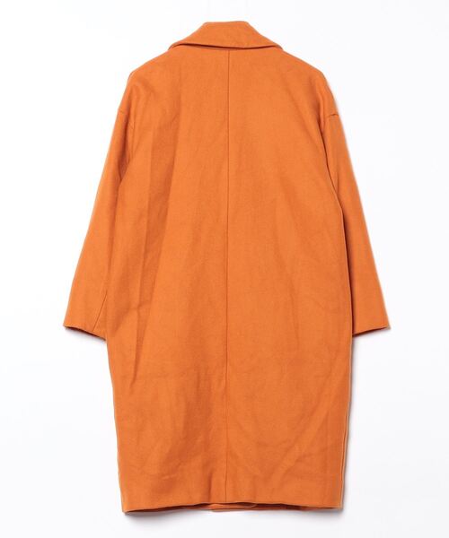 「BLENHEIM」 チェスターコート X-SMALL オレンジ レディース_画像2