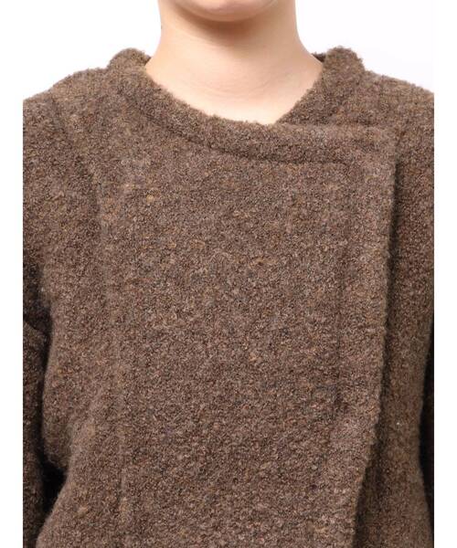 LAGUNAMOON（ラグナムーン） カーディガン セッケツニットボアブルゾン