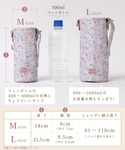 水筒 水筒ボトルカバー(ストラップ付) M「マ...の詳細画像3