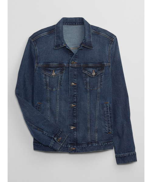 「GAP」 デニムジャケット M インディゴブルー メンズ