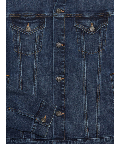 「GAP」 デニムジャケット M インディゴブルー メンズ