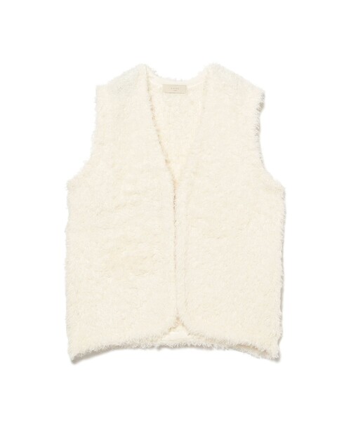 B：MING by BEAMS（ビーミング by ビームス） ベスト ジレ シャギー