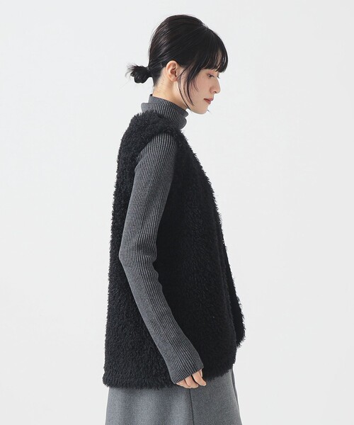 B：MING by BEAMS（ビーミング by ビームス） ベスト ジレ シャギー