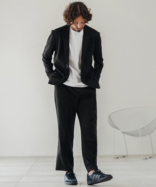 【美品⭐︎人気】コールアンドレスポンス　セットアップ　スーツ　ネイビー　L  M jy5878-06_1.jpg