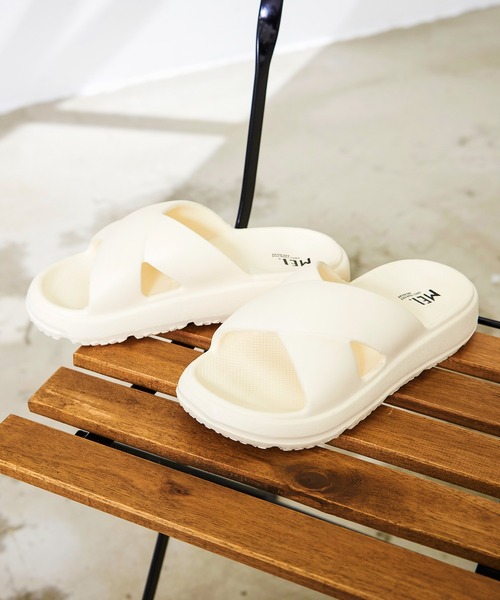 MEI サンダル 「MEI メイ」CROSS BELT SANDAL クロスベルトサンダル