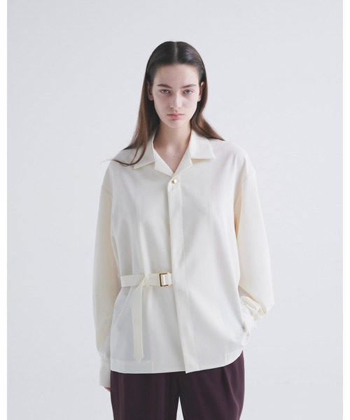 トップス CULLNI Stretch Twill Tailored Pullover CULLNI Stretch Twill Tailored Pullover