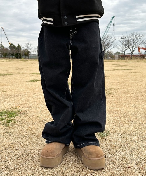 「sedacle」 デニムパンツ LARGE マスタード メンズ