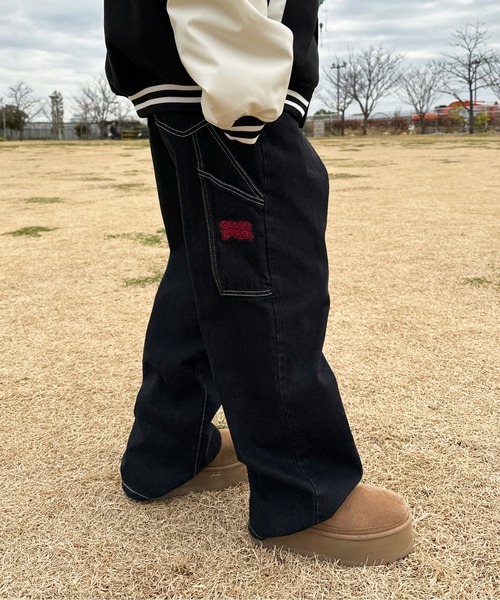「sedacle」 デニムパンツ LARGE マスタード メンズ