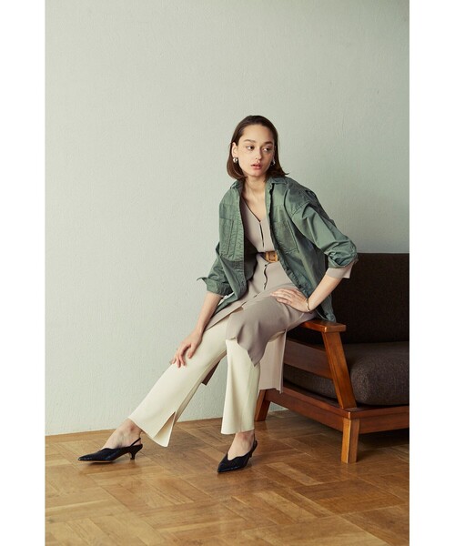 「CAST:」 ニットワンピース M ベージュ レディース_画像5