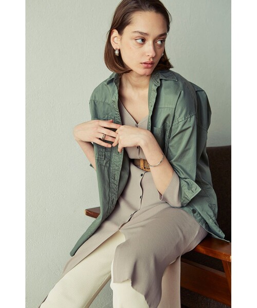 「CAST:」 ニットワンピース M ベージュ レディース_画像7