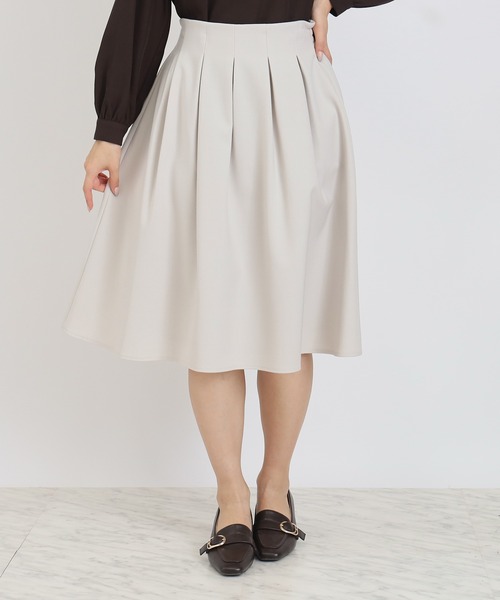 TRUDEA（トルディア） スカート タックフレアスカート : ZOZOTOWN