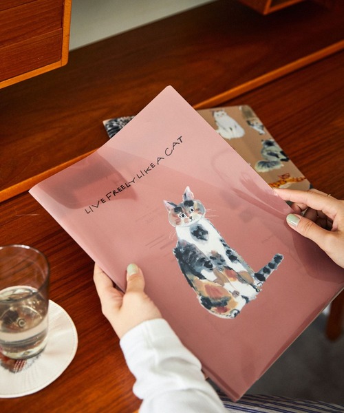 studio CLIP（スタディオクリップ） 文房具 見開きクリアファイルA4