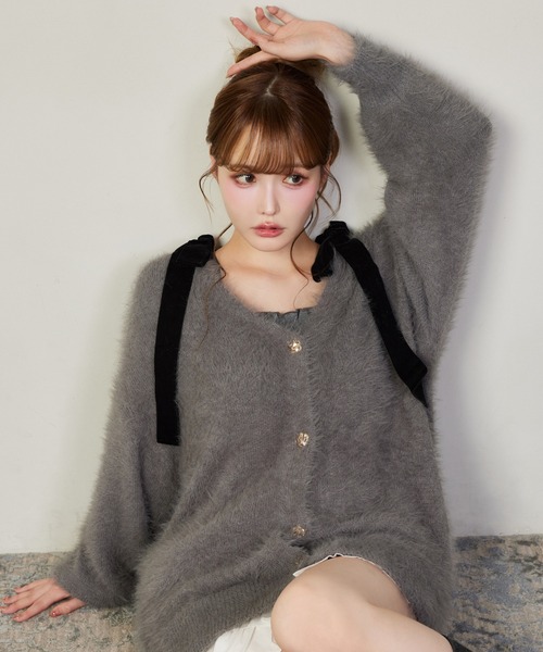 【ニット、スウェット　カーディガン、ロング、黒】 GLAYのTERUさん着用 ニット、スウェット カーディガン、ロング、黒】 GLAYのTERUさん着用