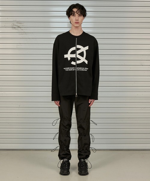 「OY」 ジップアップブルゾン FREE ブラック メンズ_画像7