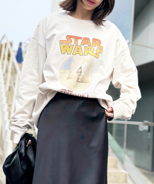 STAR WARS（スター・ウォーズ） tシャツ 「A by MAGASIN DE MODE」STAR