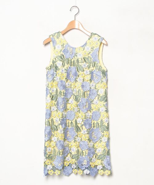 リリーブラウン　ワンピース　サイズ0 シアープリントフリルワンピース(マキシ・ロングワンピース