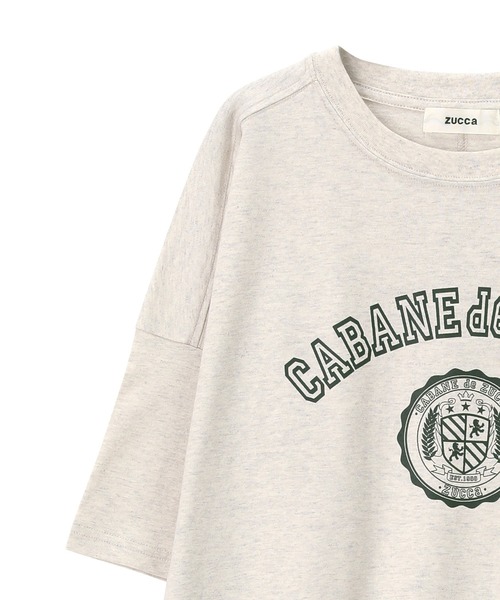 「ZUCCa」 半袖Tシャツ M size ネイビー レディース_画像3