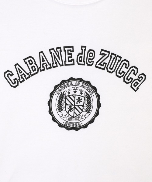 「ZUCCa」 半袖Tシャツ M size ネイビー レディース_画像4