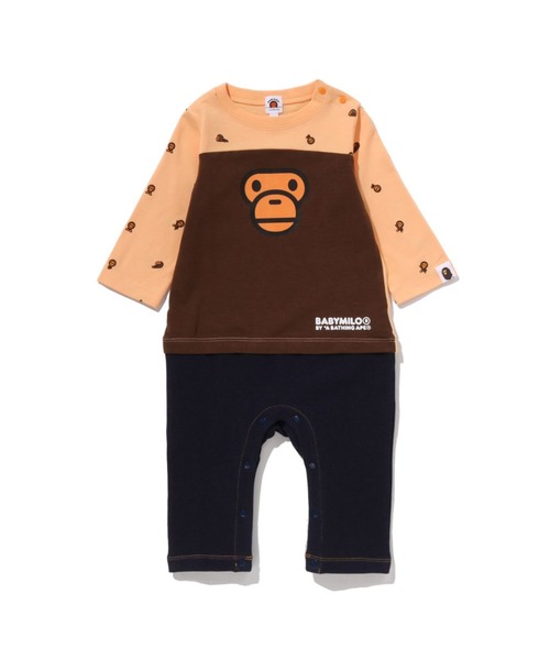 エイプ　ロンパース A BATHING APE（アベイシングエイプ） ベビー服 ロンパース BABY MILO