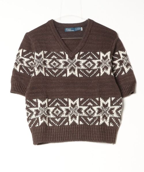 新品未使用　Polo Ralph Lauren Vネック セーター S スリム フィット ウォッシャブル ウール Vネック セーター（ニット