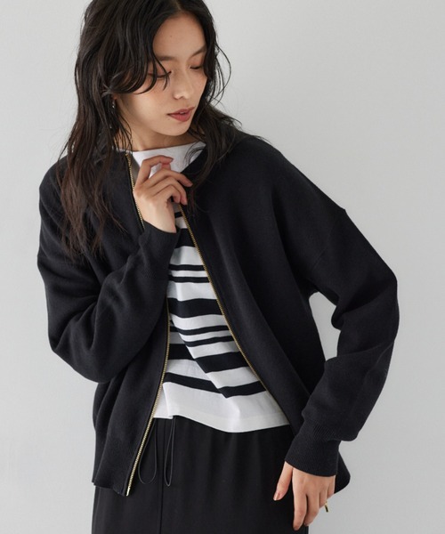 バンヤードストーム 人気　ミラノzipカーデ BARNYARDSTORM（バンヤードストーム） カーディガン BARNYARDSTORM