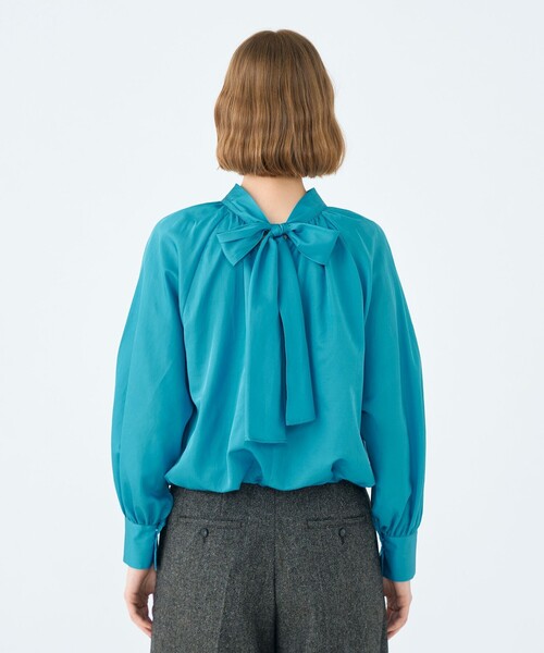 Ballsey（ボールジィ） ブラウス シャツ コットンシルクサテン 2-way