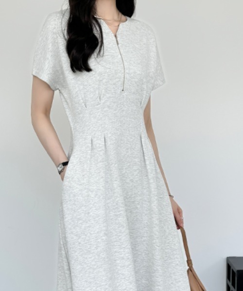 「COCOMOMO」 半袖ワンピース S ブラック レディース_画像6