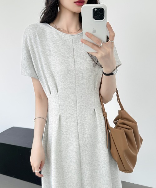 「COCOMOMO」 半袖ワンピース S ブラック レディース_画像8