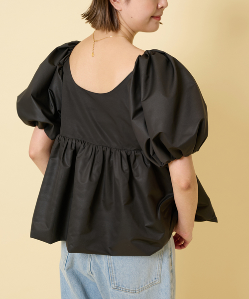 「U by SPICK&SPAN」 半袖ブラウス FREE ベージュ レディース_画像7