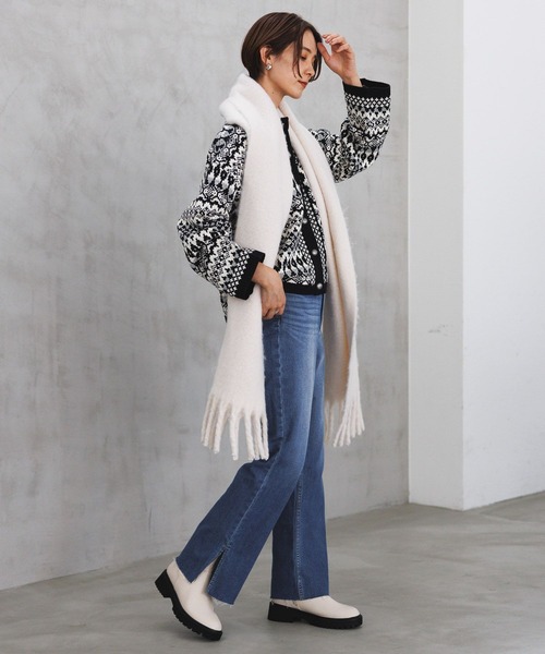 LEPSIM（レプシィム） ニットカーディガン FREE ブルー レディース