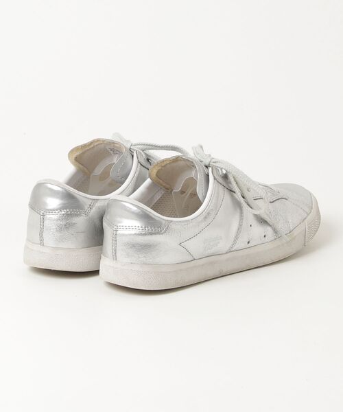 「Onitsuka Tiger」 ローカットスニーカー 25.5 シルバー レディースの画像2