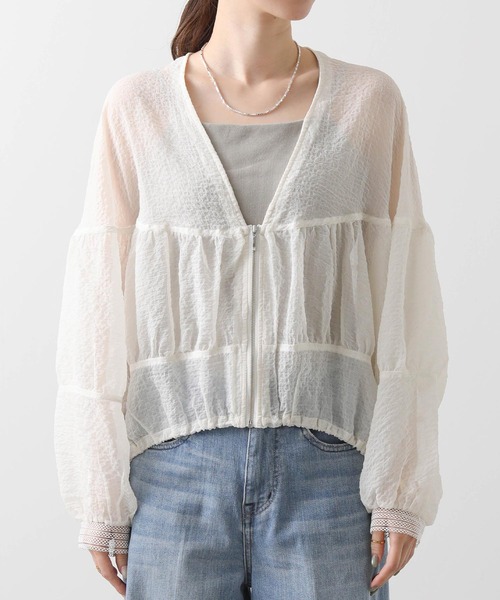 「Gready Brilliant」 ブルゾン FREE アイボリー レディース_画像4