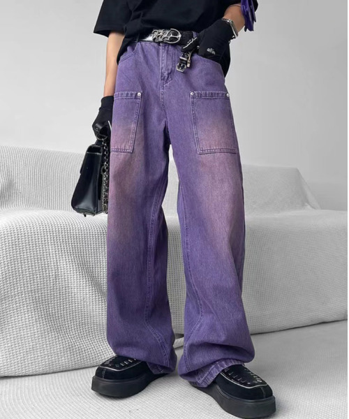 ARULE（アルール） デニムパンツ M パープル メンズ : ZOZOTOWN Yahoo