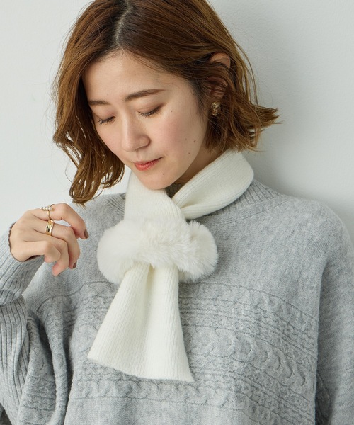 Petit Honfleur（プチオンフルール） マフラー ストール ポイント