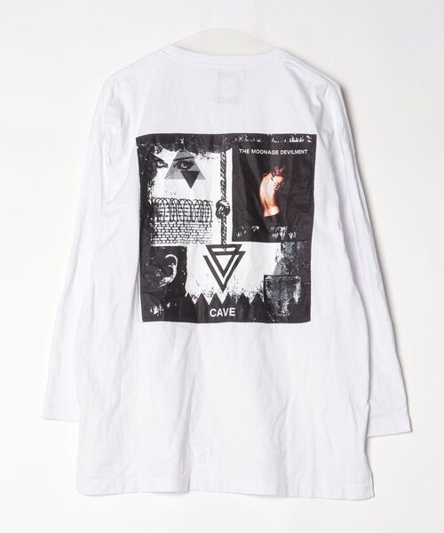 「Moonage Devilment」 半袖Tシャツ 44 ホワイト レディース_画像2