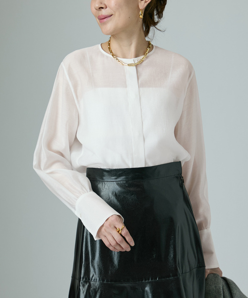 VERMEIL par iena（ヴェルメイユパーイエナ） 長袖ブラウス FREE